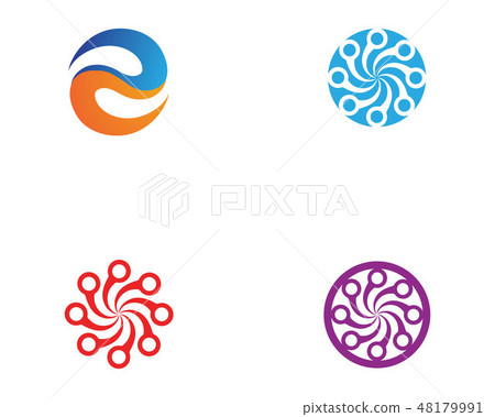 Vortex logo and symbol vector Vortex logo and symbol vector 48179991