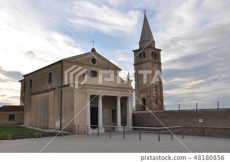 Church on the seashore Caorle Italy 48180856