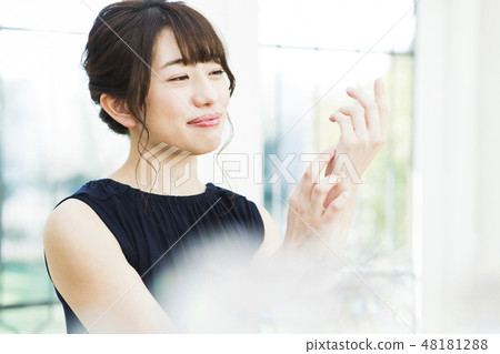 Female beauty skin care young woman cute lifestyle 48181288