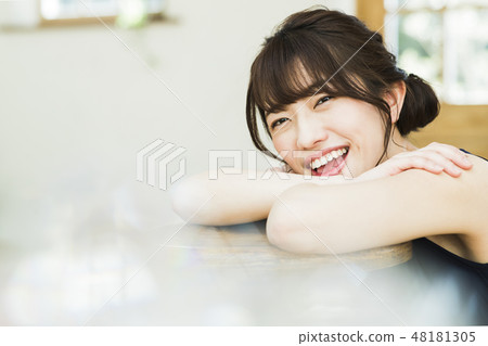 Female beauty skin care young woman cute lifestyle 48181305