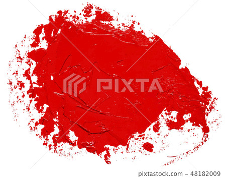 textured red oil paint brush stroke speech bubble textured red oil paint brush stroke speech bubble 48182009