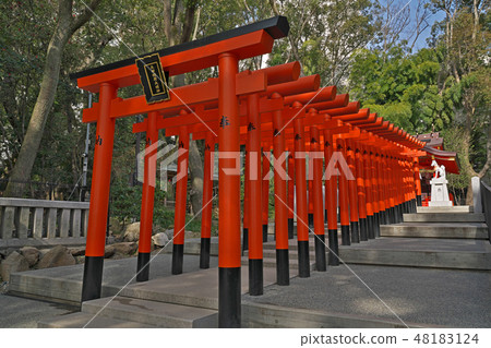 [Ikuta Inari大明神Ikuta神社]兵庫縣神戶市中央區下山手通1 48183124