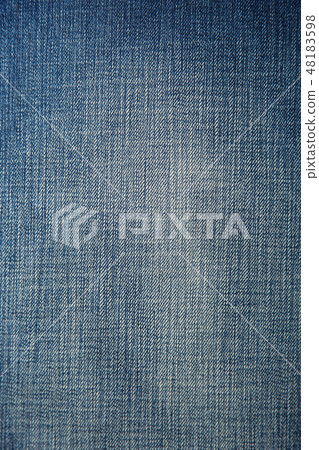 Denim chair. Modern armchair over rustic wall in Living room interior redecoration renovation 48183598