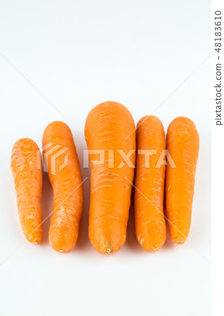 Carrot isolated on white background. Healthy food, diet 48183610