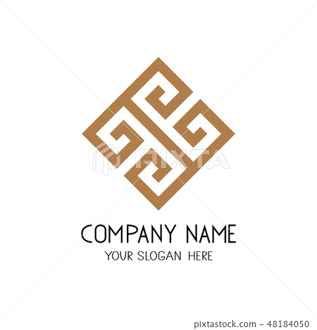 Greek key logo. Symbol for business company. Greek key logo. Symbol for business company. 48184050