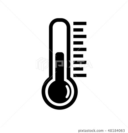 Thermometer icon or temperature symbol, vector and illustration Thermometer icon or temperature symbol, vector and illustration 48184063