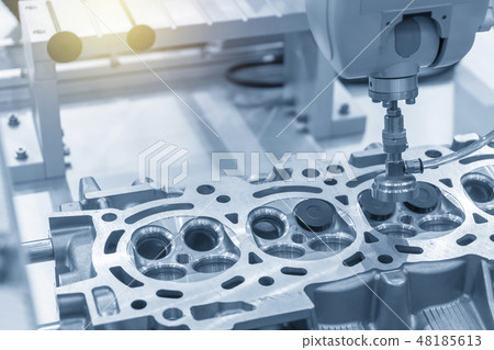 The CNC bore machine . 48185613