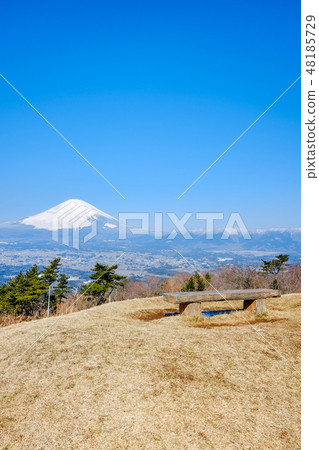 Mt. Fuji seen from Ashigorito pass 48185729