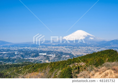 Mt. Fuji seen from Ashigorito pass 48185732