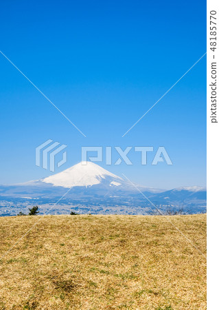 從Ashigorito看見的富士山通過 48185770