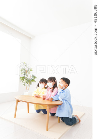 Cute kids spending pleasantly at kindergartens · nursery school · children's garden 48186399