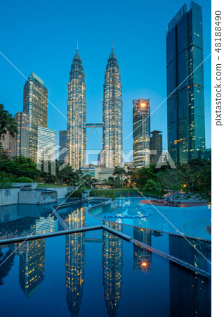 Petronas Twin towers, Kuala Lumpur, Malaysia 48188490
