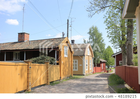 北歐風景秀麗 48189215