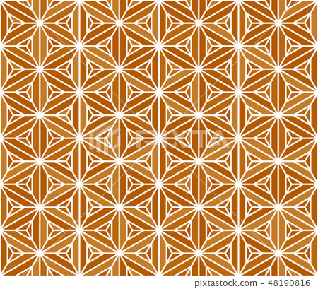 Seamless japanese pattern.Simulation of marquetry  48190816