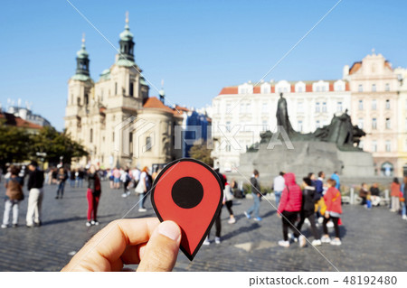 Old Town Square in Prague, Czech Republic Old Town Square in Prague, Czech Republic 48192480