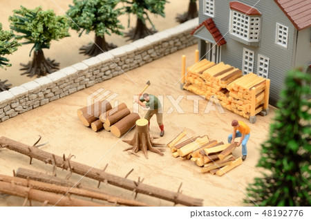 Prepare firewood Prepare firewood 48192776