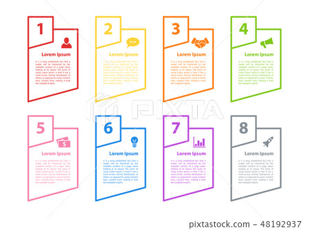 Infographic design business concept 48192937