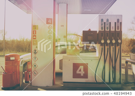 European gasoline station European gasoline station 48194943