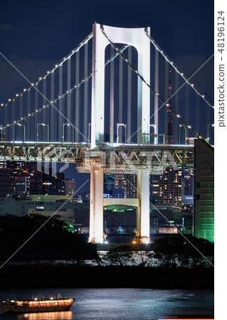 Urban landscape Tokyo Bay Tokyo Rainbow Bridge 48196124