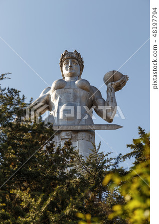 statue in Tbilisi Mothe Georgia 48197794