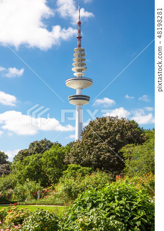 TV tower and park in Hamburg TV tower and park in Hamburg 48198281