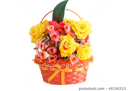 Roses in basket Roses in basket 48198323