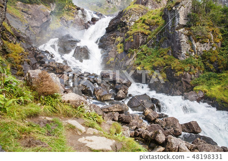 Waterfall in Norway Waterfall in Norway 48198331