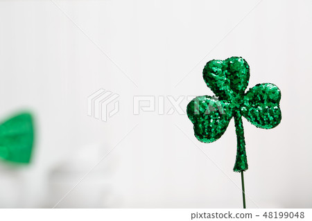 St. Patrick's Day theme with decorations 48199048