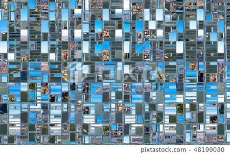 Abstract background collage mosaic design 48199080