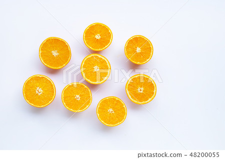 High vitamin C. Fresh orange citrus fruit  48200055