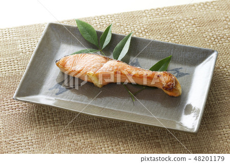 烤三文魚銀鮭魚4 48201179