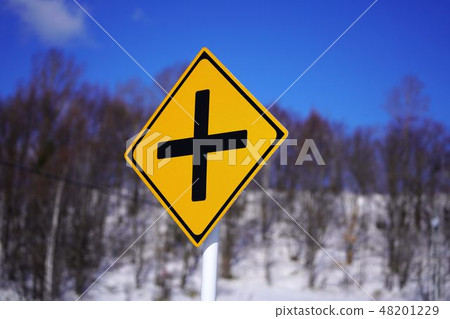 路標十字路口 路標十字路口 48201229