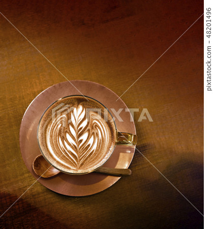 Relax with a lovely latte art 48201496