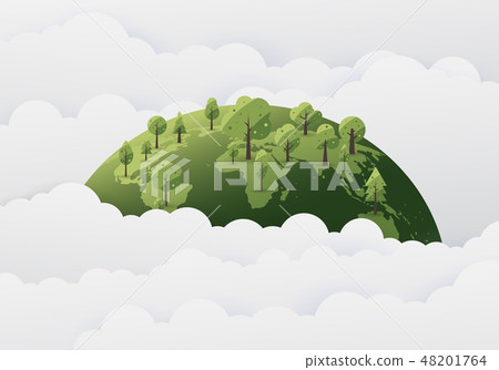 World Environment Day concept with Save the world World Environment Day concept with Save the world 48201764
