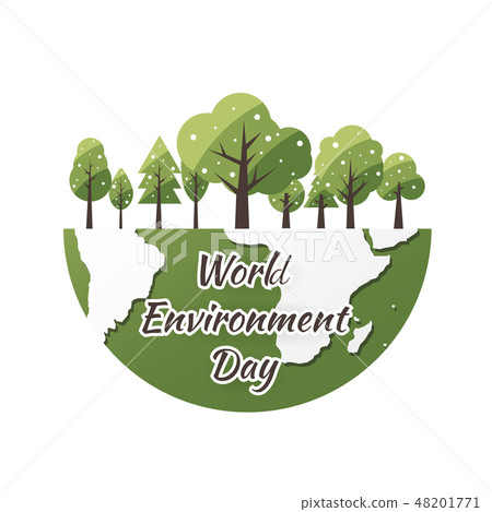 World Environment Day concept with Save the world World Environment Day concept with Save the world 48201771