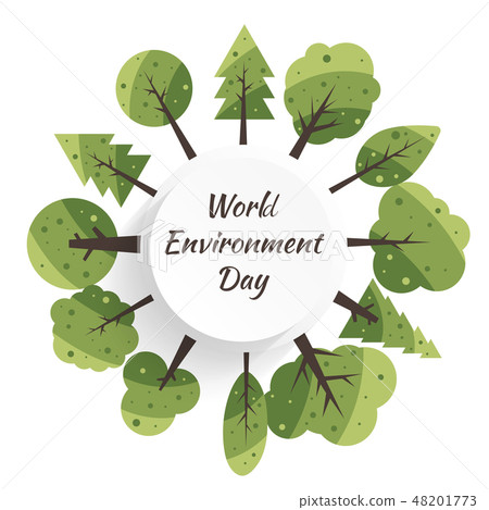 World Environment Day concept with Save the world World Environment Day concept with Save the world 48201773