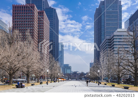 Tokyo Station and the office town 48202013