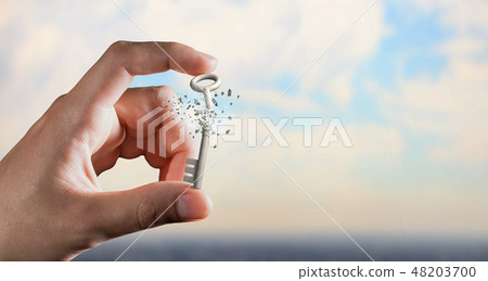 Key between fingers Key between fingers 48203700
