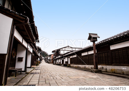 Toyama Yao Japan's Way Hundred Selection Suwa Town Main Street Line Uphill 2019.02 b-2 48206733