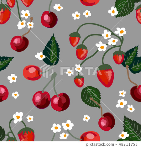 Sunny summer garden. Sunny summer garden. 48211753