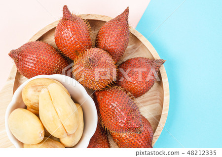 Salak Palm , waive or snake fruit. Salak Palm , waive or snake fruit. 48212335