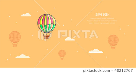 Hot air balloon Hot air balloon 48212767