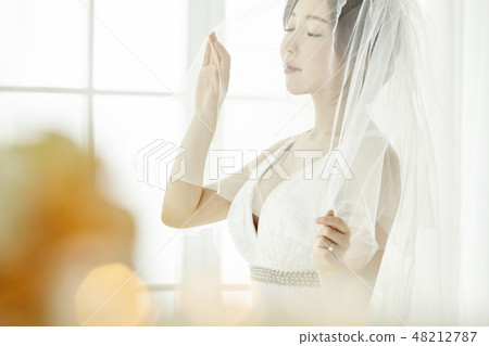 Wedding, wedding, wedding, wedding dress, sexy, young woman Wedding, wedding, wedding, wedding dress, sexy, young woman 48212787