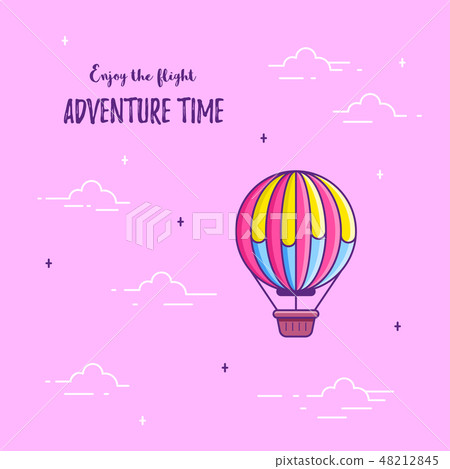 Hot air balloon Hot air balloon 48212845