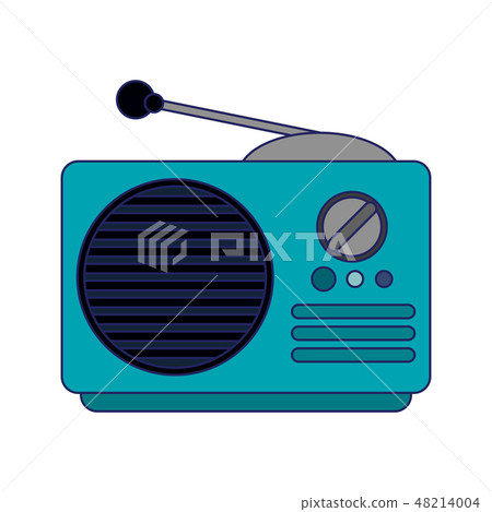 Old radio stereo device Old radio stereo device 48214004