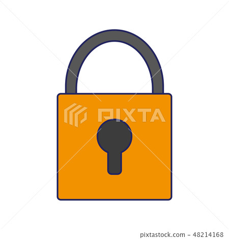 padlock security device symbol 48214168