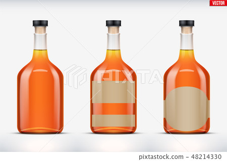 Whiskey bottle set mockup 48214330