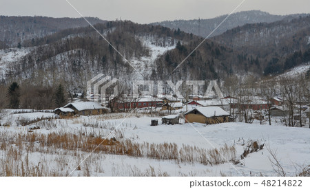 Snow village in Mohe County, China Snow village in Mohe County, China 48214822