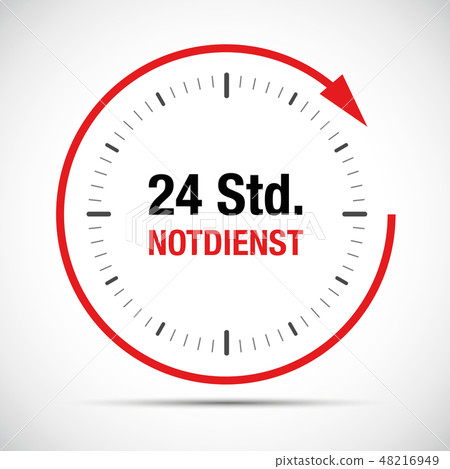 emergency service open 24 hours icon 48216949