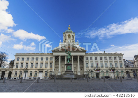 Place Royale and St. Jacob Church in Brussels, Belgium 48218510